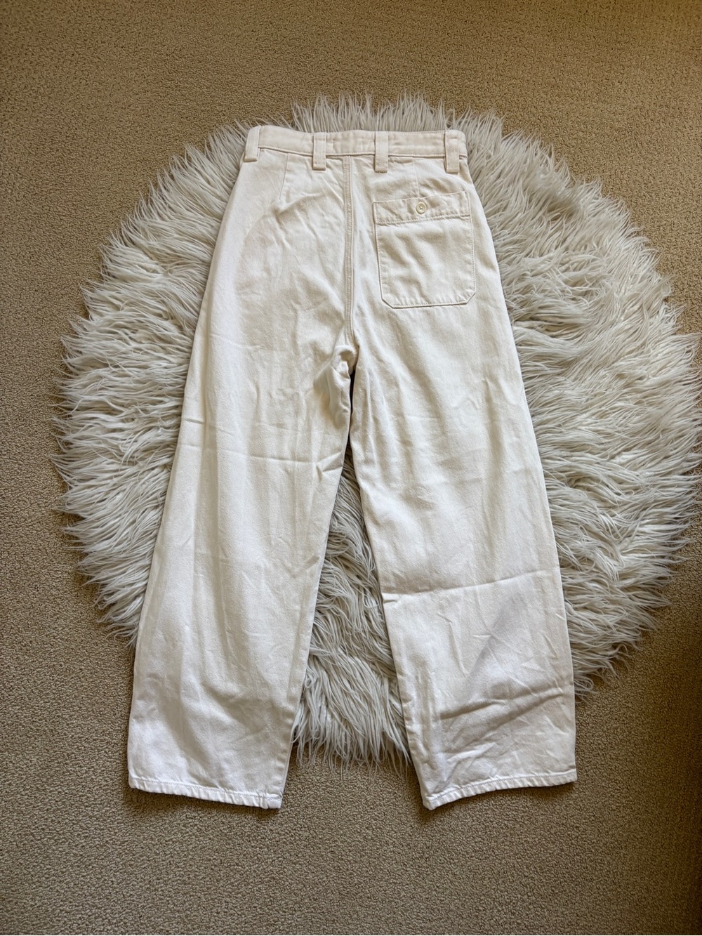 MOVING SALE!! OZMA Field Pant Tencel Bull Denim Putty XXS - Picture 3 of 5